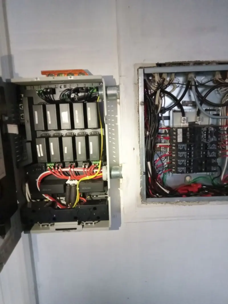 Electrical panel upgrade completed for Indoor Lighting Installation in Melody Hill